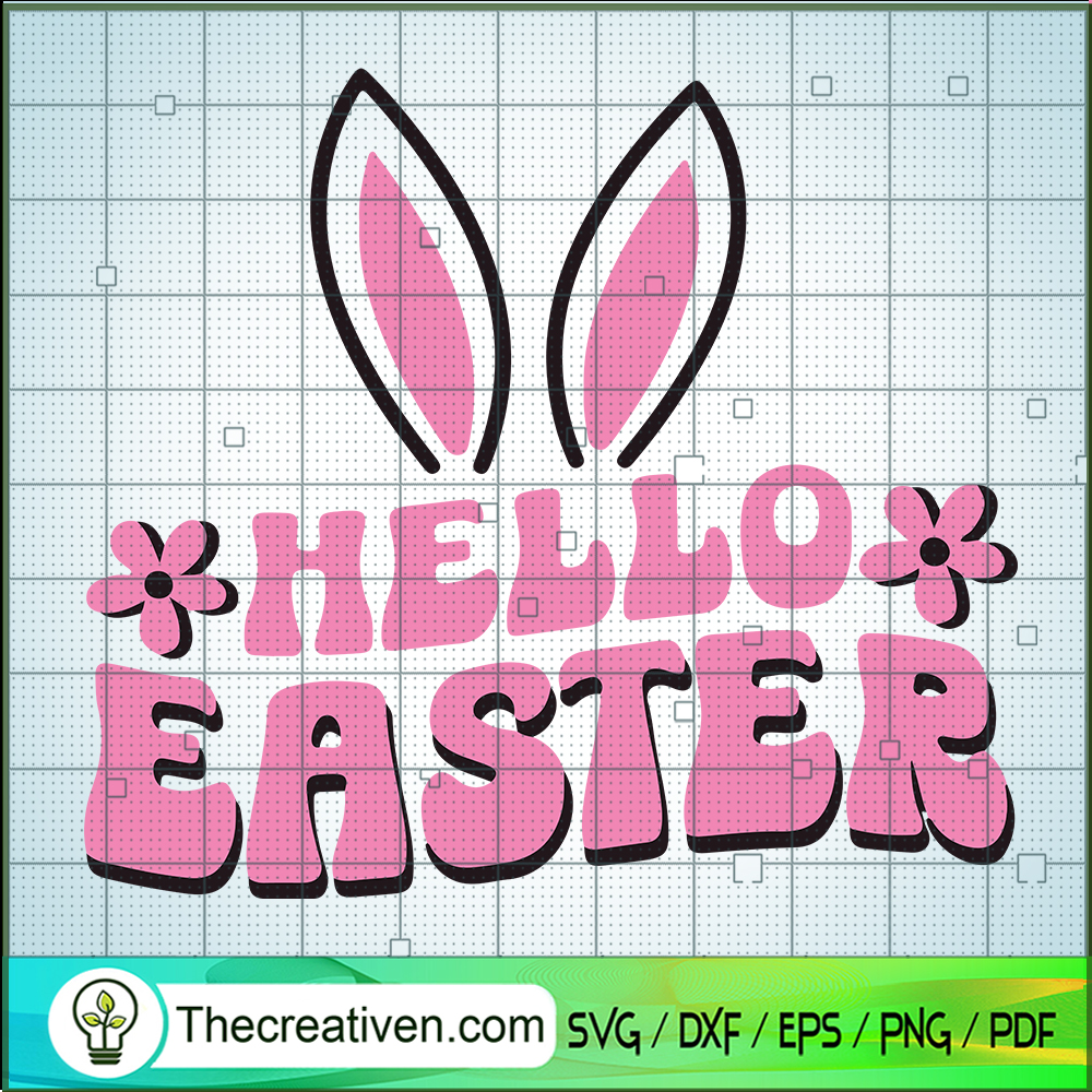 Hello Easter SVG, Happy Easter Days SVG 6 Hello Easter SVG, Happy Easter Days SVG