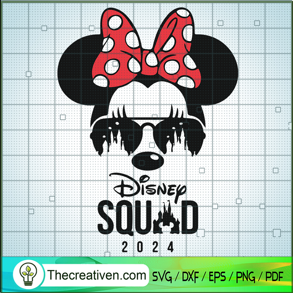 Minnie Squad 2024 SVG, Minnie Disney SVG 1 Minnie Squad 2024 SVG, Minnie Disney SVG