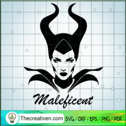 Maleficent SVG, Disney Witch SVG