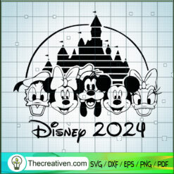 Disney 2024 SVG, Disney Cartoon SVG