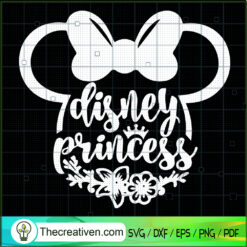 Minnie Disney Princess SVG, Disney SVG