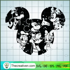 Disney Mickey SVG, Disney Cartoon SVG