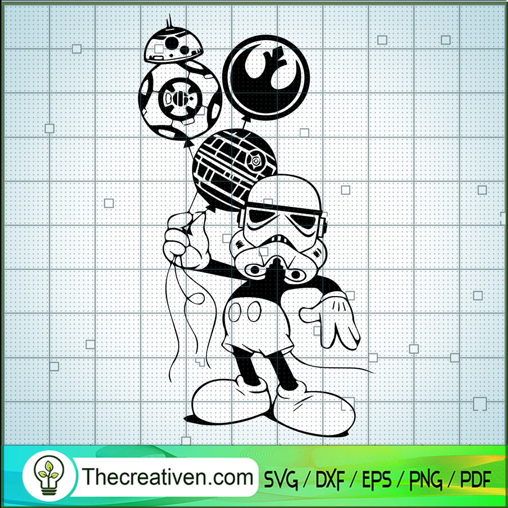 Star War And Mickey Cartoon SVG, Disney SVG 1 Star War And Mickey Cartoon SVG, Disney SVG