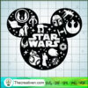 Star Wars Mickey Head SVG, Disney Movie SVG 2 Star Wars Mickey Head SVG, Disney Movie SVG