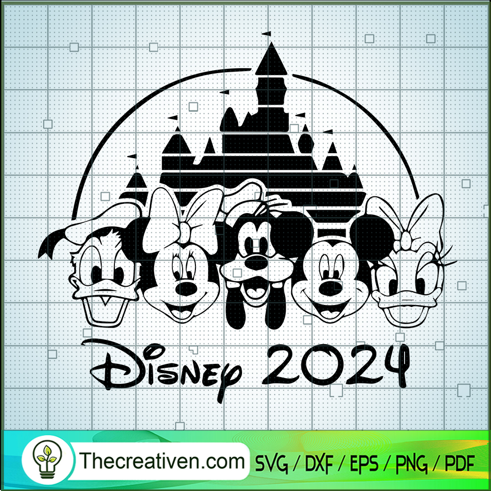 Disney 2024 SVG, Disney Cartoon SVG