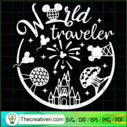 World Travel SVG, Disney Cartoon SVG