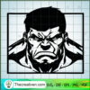 Hulk Face SVG, Marvel SVG