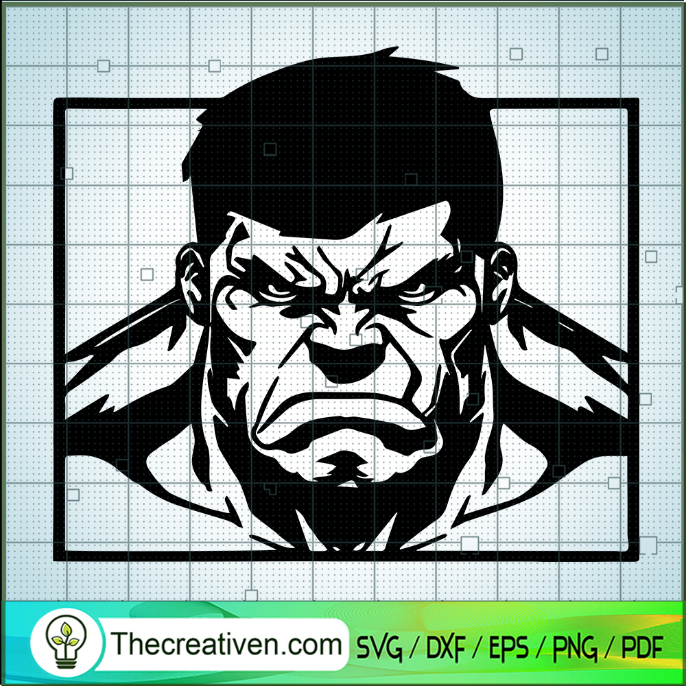 Hulk Face SVG, Marvel SVG 1 Hulk Face SVG, Marvel SVG