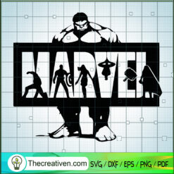 Hulk X Super Hero Marvel SVG, Marvel SVG