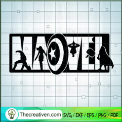 Marvel Super Hero Logo SVG, Marvel SVG