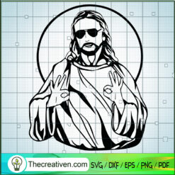 Funny Jesus Okay SVG, Funny Jesus SVG