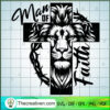 Man Of Faith SVG, Lion Logo SVG 2 Man Of Faith SVG, Lion Logo SVG