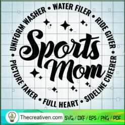 Sports Mom SVG, Sports SVG