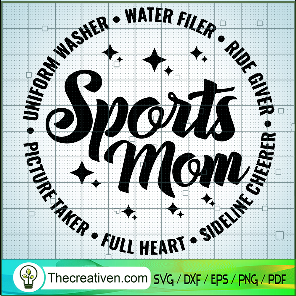 Sports Mom SVG, Sports SVG 1 Sports Mom SVG, Sports SVG
