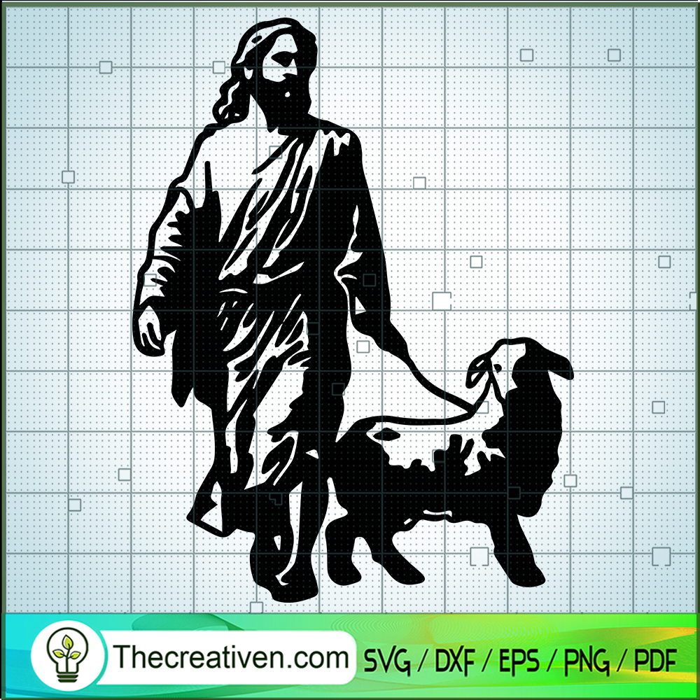Jesus With Lamp SVG, Jesus SVG 6 Jesus With Lamp SVG, Jesus SVG