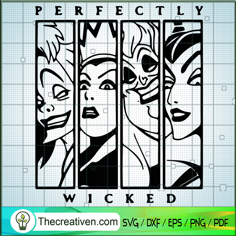 Perfectly Wicked SVG, Witch Cartoon SVG 6 Perfectly Wicked SVG, Witch Cartoon SVG
