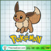 Eevee Pokemon SVG, Cute Eevee SVG