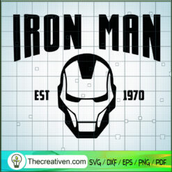 Iron Man Face SVG, Marvel Hero SVG