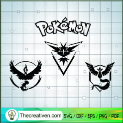Top 3 Legendary Pokemon SVG, Pokemon SVG