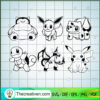 Satoshi 6 pokemon SVG, Pokemon SVG