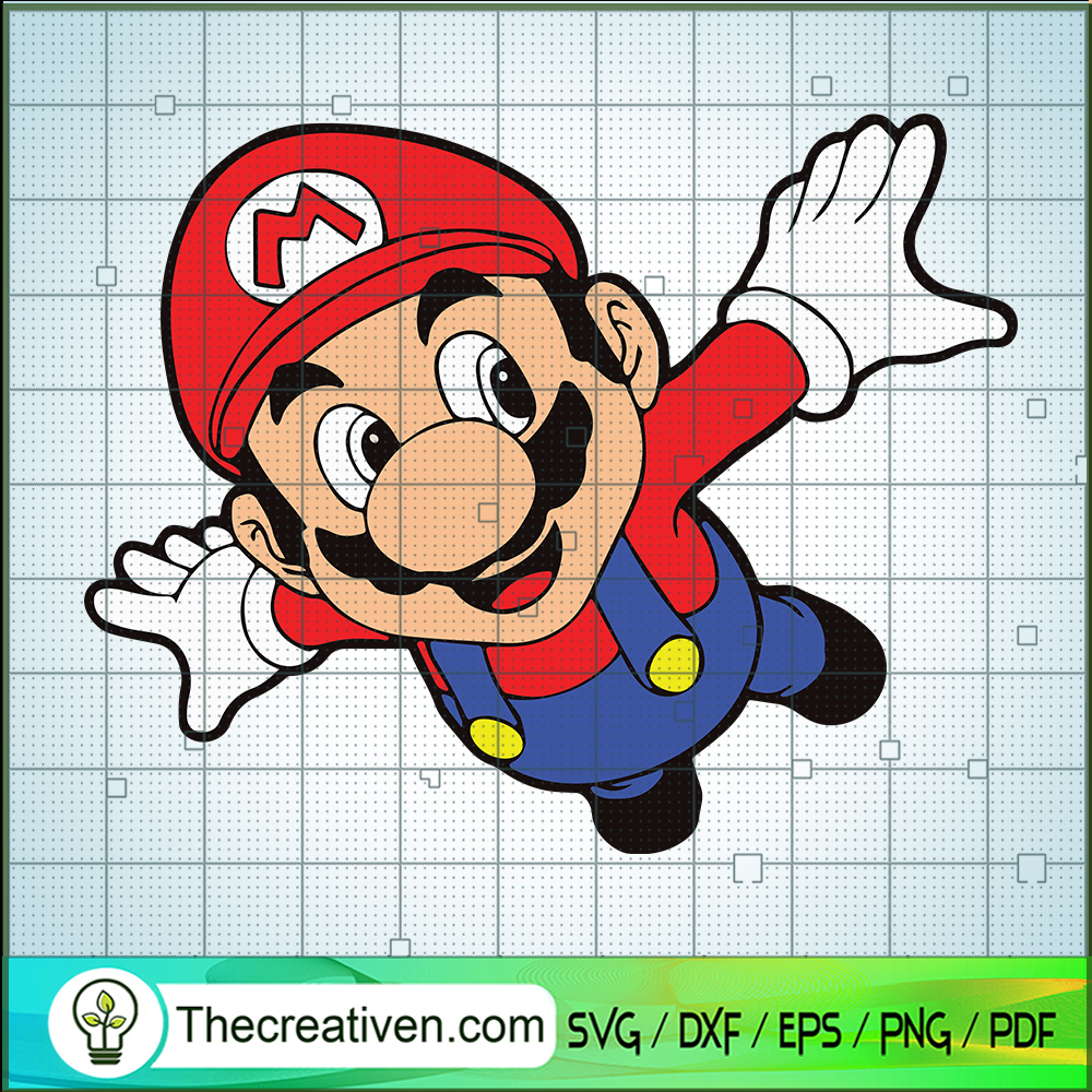 Mario Fly SVG, Mario Game SVG 6 Mario Fly SVG, Mario Game SVG