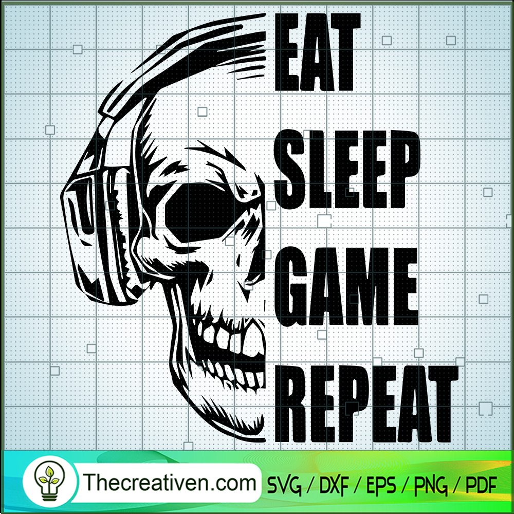 Eat Sleep Game Repeat SVG, Game SVG 1 Eat Sleep Game Repeat SVG, Game SVG
