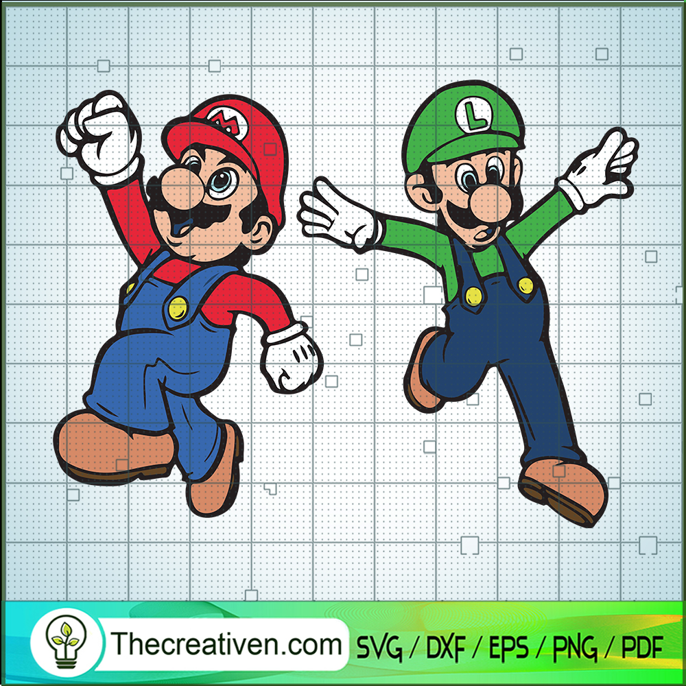 Mario And Lugi SVG, Mario Game SVG 1 Mario And Lugi SVG, Mario Game SVG