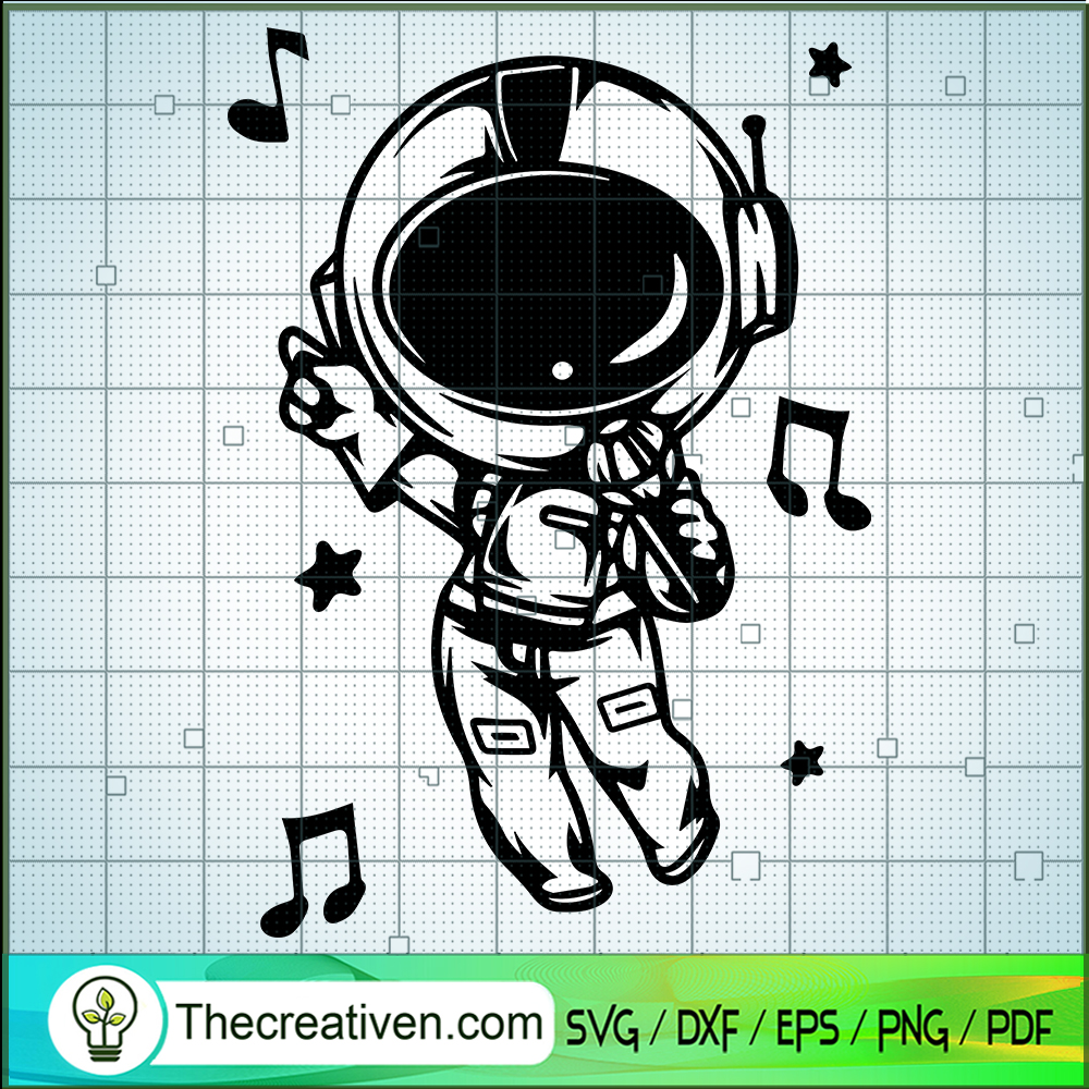 Astronaut Singer SVG, Astronaut SVG 1 Astronaut Singer SVG, Astronaut SVG