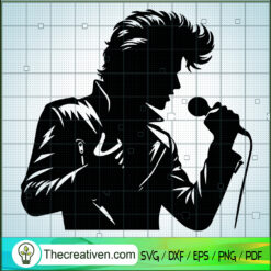 Male Singer SVG, Singer SVG