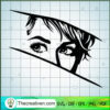 Peeking Miley Cyrus SVG, Singer SVG 3 Peeking Miley Cyrus SVG, Singer SVG