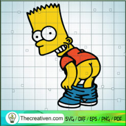 Funny Bart SVG, Funny Simpson SVG