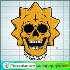 Lisa Skull SVG, Scary Lisa Simpson SVG