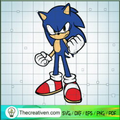 Sonic Push SVG, Sonic Game SVG