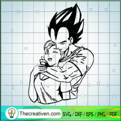 Vegeta Love Bulma SVG, Dragonball SVG