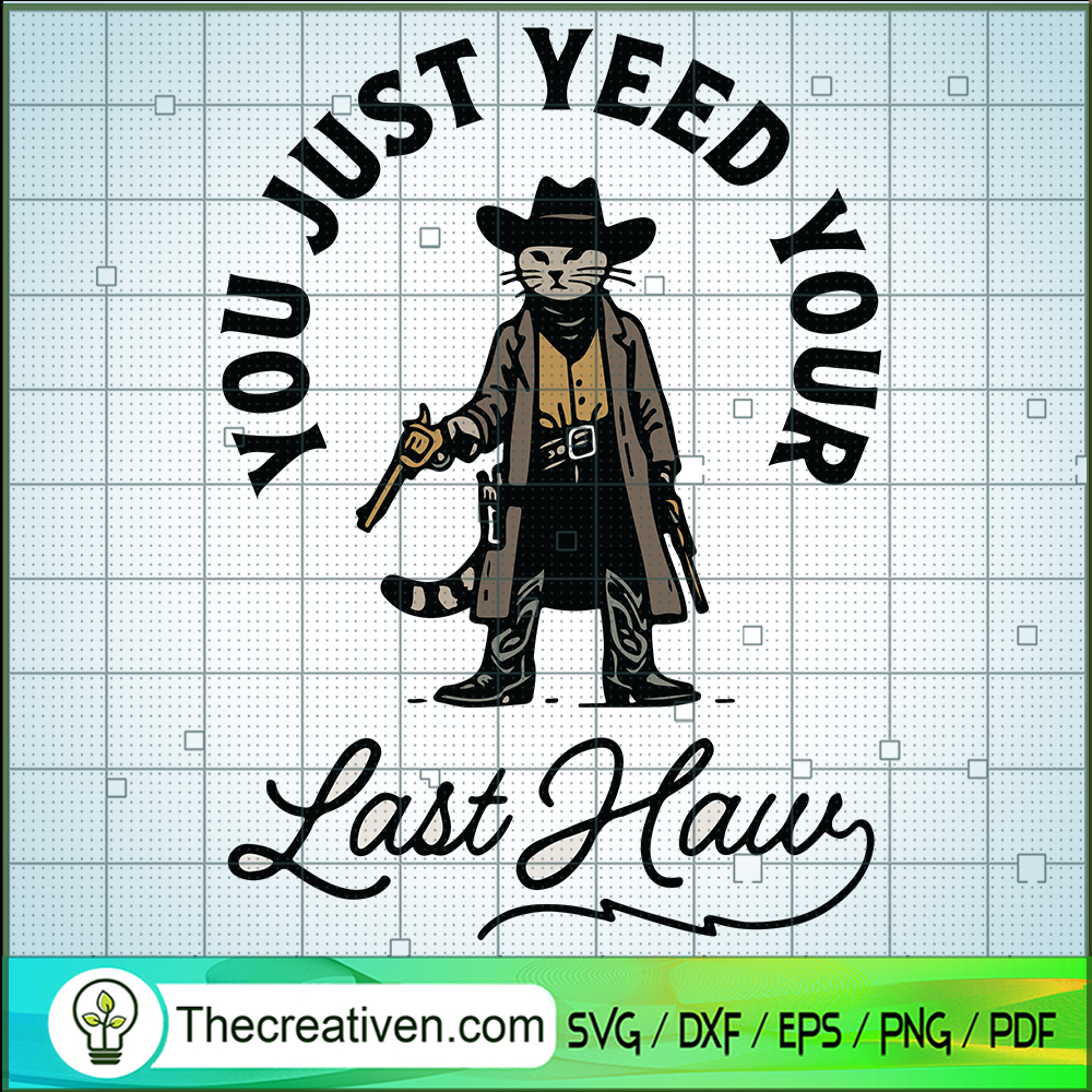 Funny Cat Cowboy SVG, Cowboy Cat SVG, Cat SVG 6 Funny Cat Cowboy SVG, Cowboy Cat SVG, Cat SVG