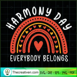 Harmony Day SVG, Trending SVG, Rainbow SVG