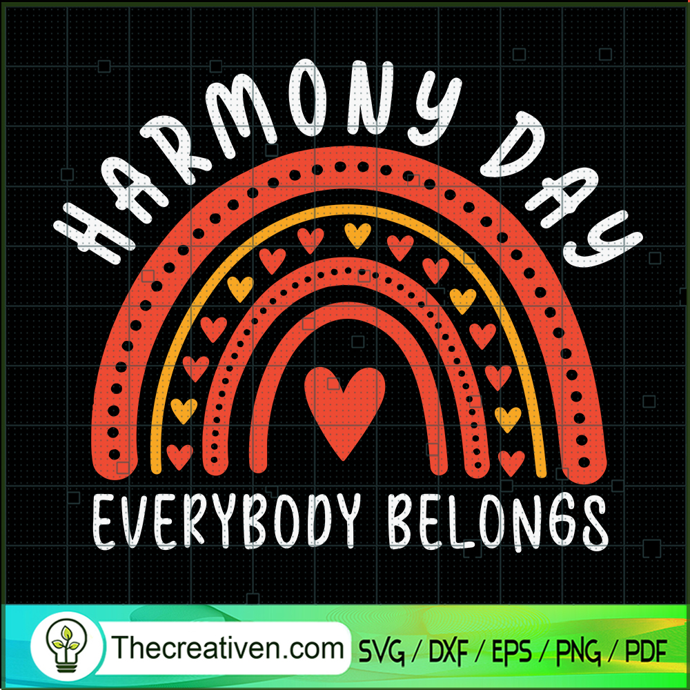 Harmony Day SVG, Trending SVG, Rainbow SVG 1 Harmony Day SVG, Trending SVG, Rainbow SVG