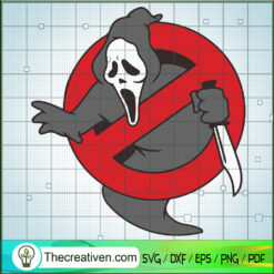No Ghost Scream SVG, Ghost Scream SVG, Horror SVG