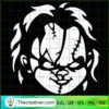 Chucky Face SVG, Horror Chucky SVG, Scary Movie SVG