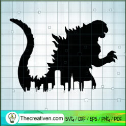 Godzilla SVG, Big Monster SVG, Godzilla Movie SVG