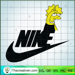 Nike X Lisa SVG, The Simpson SVG, Logo SVG