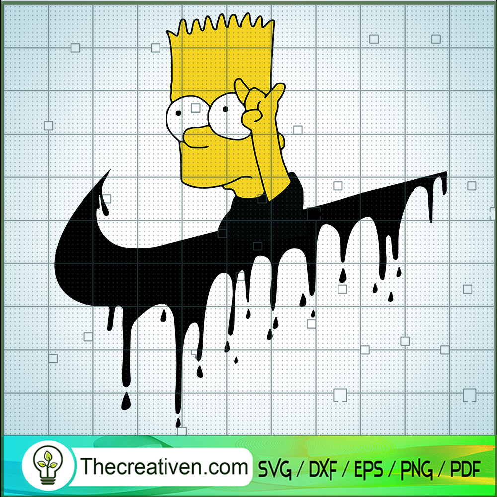Nike X Bart SVG, Logo SVG, Simpson SVG