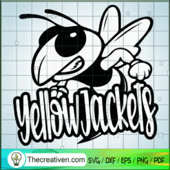 Yellow Jackets SVG, Football Team SVG, Sport SVG