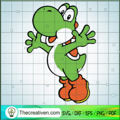 Funny Yoshi SVG, Mario Game SVG, Game SVG
