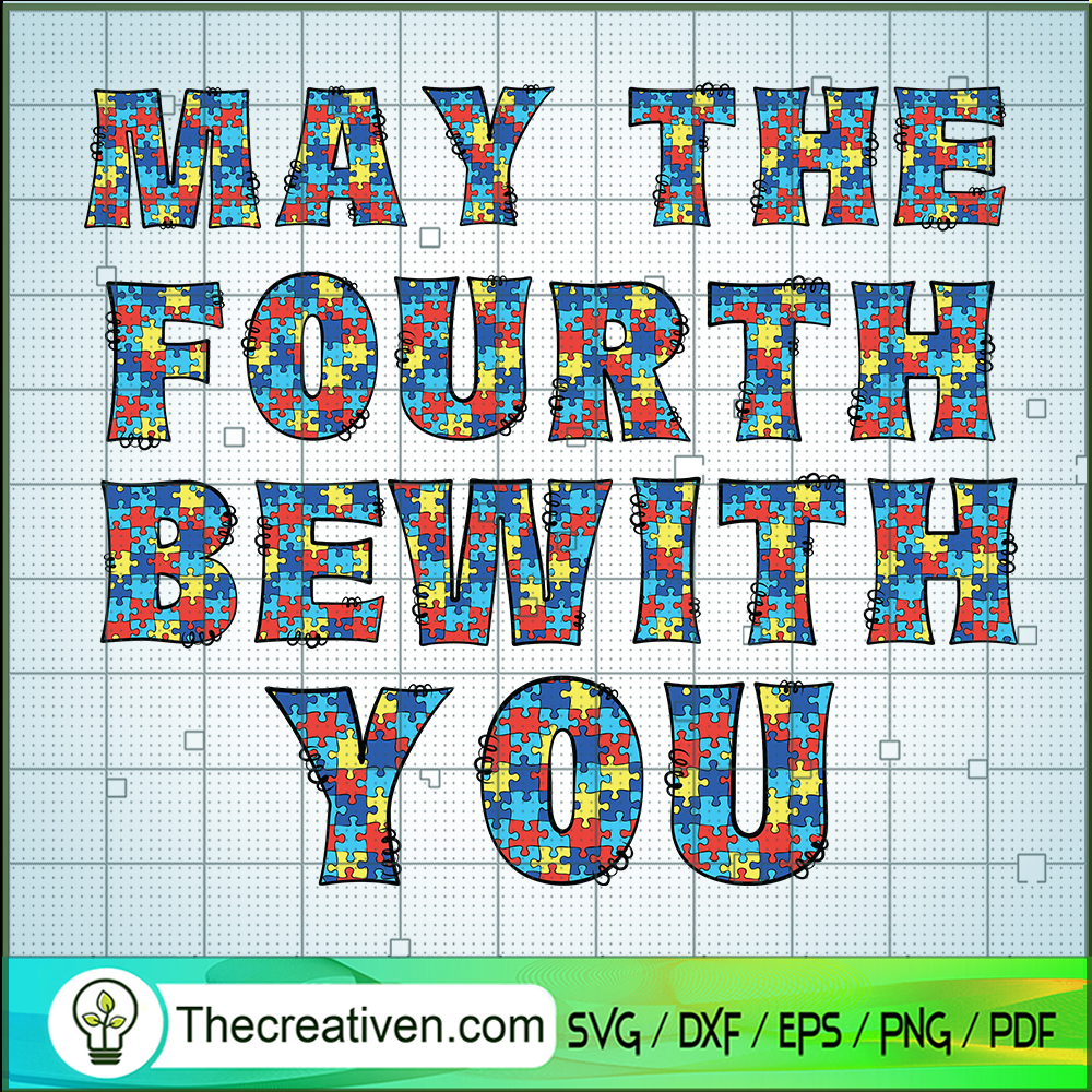 May The Fourth Be With You SVG, Trending SVG, Puzzle SVG