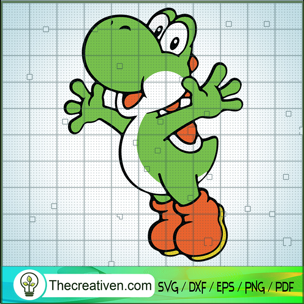 Funny Yoshi SVG, Mario Game SVG, Game SVG