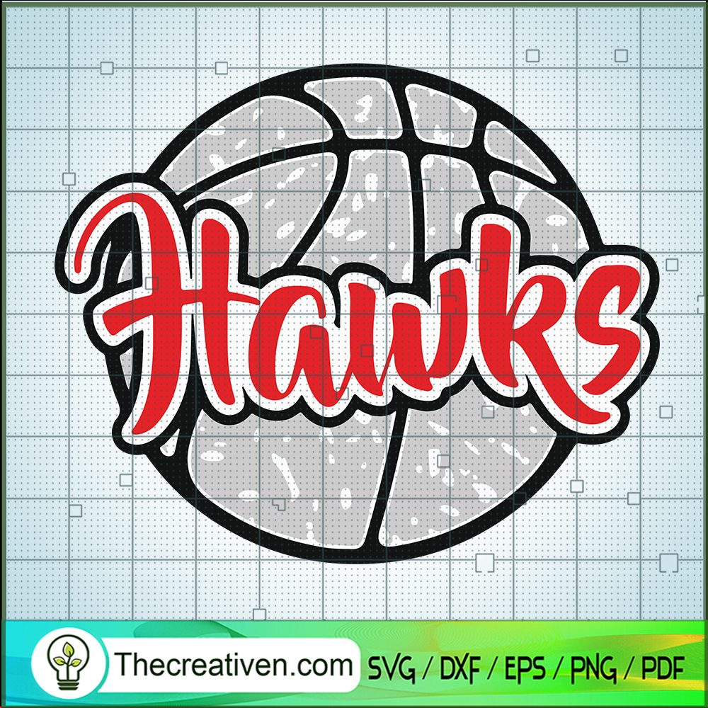 Hawks Basketball SVG, Basketball SVG, Sport SVG 6 Hawks Basketball SVG, Basketball SVG, Sport SVG