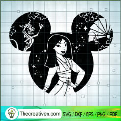 Mulan SVG, Disney Princess SVG, Walt Disney SVG