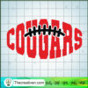 Cougars Football SVG, Sport SVG, Football SVG