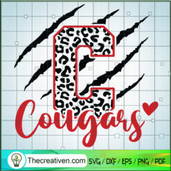 Cougars Logo SVG, Sport Team Logo SVG, Sport SVG
